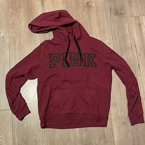 Maroon Pink Victoria’s Secret Hoodie